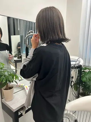 カラー cue所属・銀座バレイヤージュ 蓑田朝菜のヘアスタイル