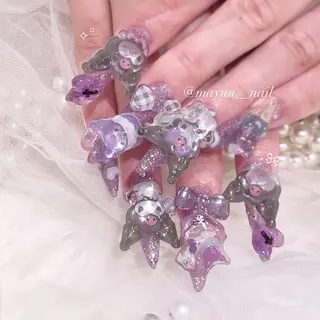 ネイル 🎀 Mayu 🎀痛ネイルのネイルデザイン