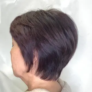 ショート カラー エレガンス 六甲店(面貸)のヘアスタイル