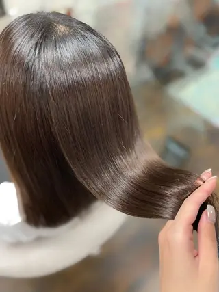 セミロング 【髪質改善特化】 新宿/縮毛矯正/セラのヘアスタイル