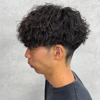 ショート カラー パーマ ヘアアレンジ メンズ キッズ SKILL ikebukuro所属・✂️メンズカット ひろき✂️のヘアスタイル