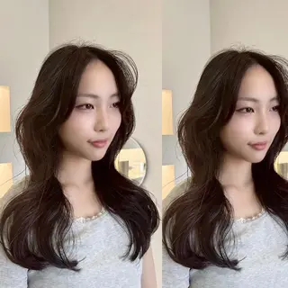 ロング カラー 🍑イブキ🍑韓国 /レイヤー/髪質改善のヘアスタイル