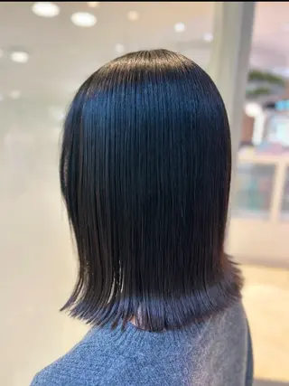 ショート カラー 艶質改善/縮毛矯正 ササキナツミのヘアスタイル