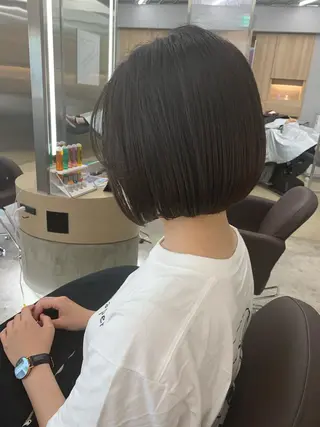 ショート カラー Silk-lei【銀座店】所属・銀座/美髪縮毛矯正 /髪質改善/山本翔華のヘアスタイル