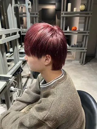 カラー メンズ ✨髪質改善矯正× ブリーチ✨YU-KIのヘアスタイル