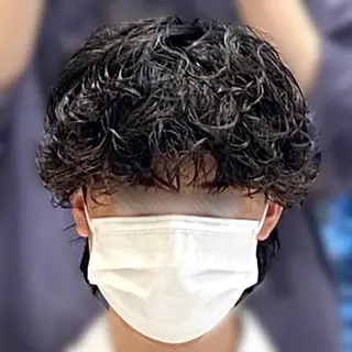 パーマ メンズ メンズ縮毛矯正 ♠️店長下平隼人のヘアスタイル