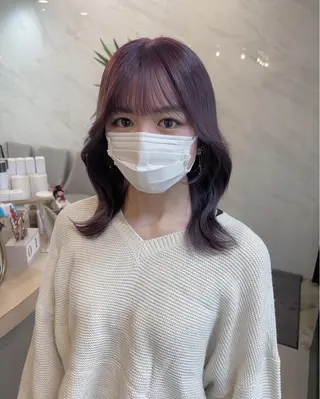 ミディアム 🩶韓国/似合わせ/ さわ🩶のヘアスタイル