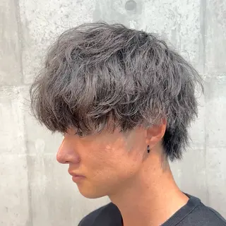 ショート パーマ ヘアアレンジ メンズ ✂️パーマ職人✂️ 相模大野/カラー◎のヘアスタイル