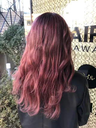 セミロング カラー TOTAL BEAUTY BREK 袋井店所属・BREK 袋井店のヘアスタイル