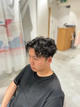 パーマ メンズ INCE  HAIR 梅田　長町　至のヘアスタイル