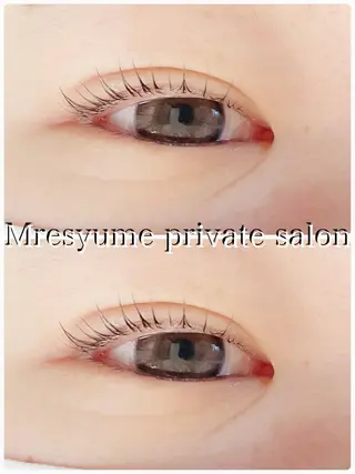 マツエク・マツパ Mresyume MAYUのマツエク・マツパデザイン