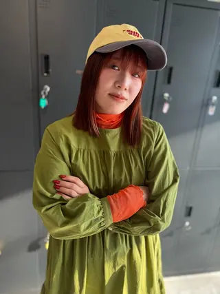 ミディアム カラー La fith hair lily加古川店所属・原満里奈/東加古川 /透け感カラー🫧のヘアスタイル