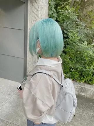 ショート カラー ヘアアレンジ メンズ キッズ 【ブリーチ】色落ち* お任せ🎀俊介のヘアスタイル