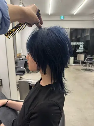 ミディアム カラー ショート/茅ヶ崎 タカハシ タクロウのヘアスタイル