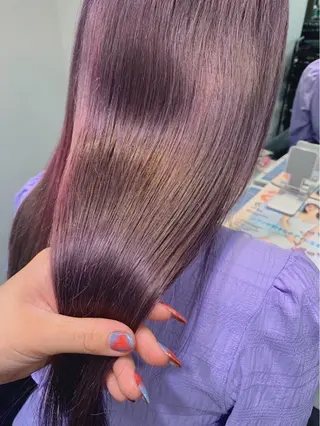 ロング 板橋 カラーモデル ︎🪄︎︎✨/大室凜のヘアスタイル