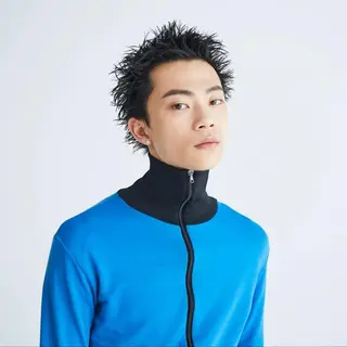 ショート メンズ グランジヘア 無造作ヘアHYUGAのヘアスタイル