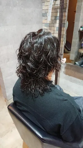 パーマ 浅野  勇貴のヘアスタイル