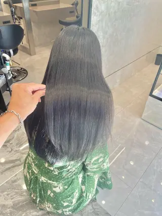 ロング ハルキミナトジャパン所属・藤田優介 [大宮/縮毛矯正]のヘアスタイル