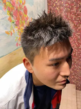 メンズ サロンド・かわの所属・岡野 咲絢【さあや】のヘアスタイル