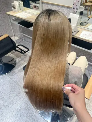 ロング 髪質改善&艶カラー/ ほんだあみ (♡)のヘアスタイル