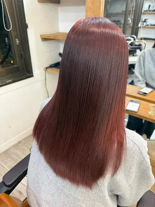 カラー WATARU/ 韓国風巻き髪のヘアスタイル