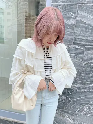 カラー 🍨モテベージュ🩰 miraiのヘアスタイル