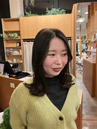 ミディアム 加藤 凌のヘアスタイル