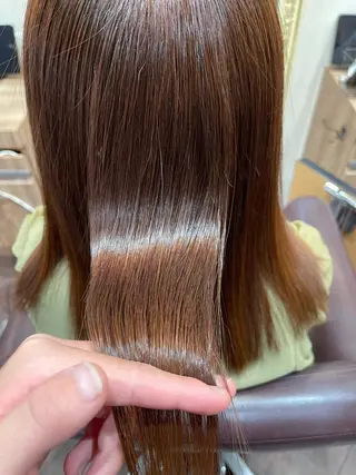 セミロング 髪質改善専門サロン/ 透明感カラー齊藤謙介のヘアスタイル