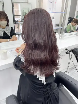 ロング カラー ♡艶髪ブラウン himi♡のヘアスタイル