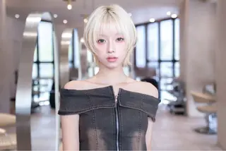 ミディアム カラー 渋谷ボブ/レイヤー ボブ田中航平のヘアスタイル