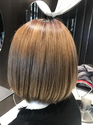 ミディアム 下條 真のヘアスタイル