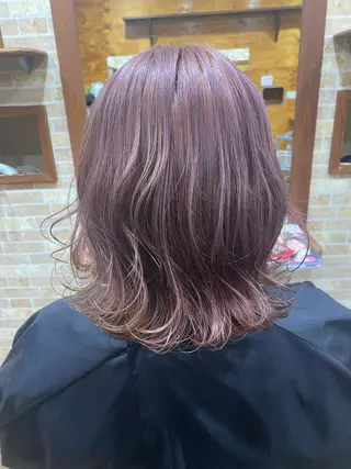 ミディアム 透明感カラー🫧✨ 副店長 藤本彩果のヘアスタイル
