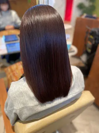 セミロング レイヤーカット✨ 艶髪藤野のヘアスタイル