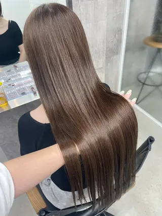 ロング カラー 錦 茉李のヘアスタイル