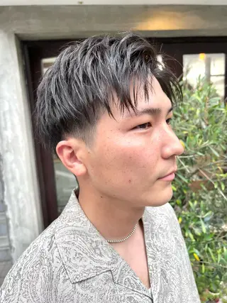 ショート メンズ 木村陸弥 似合わせ 透明感カラー🌿のヘアスタイル