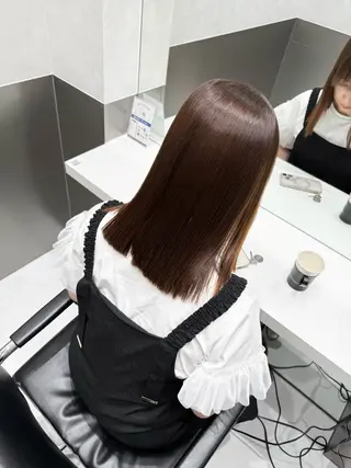 ミディアム 髪質改善/縮毛矯正 あお🫧のヘアスタイル