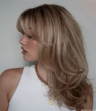 セミロング 🎀ハイトーン特化 konomi🎀のヘアスタイル