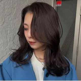 ミディアム Lily高橋 誉幸のヘアスタイル
