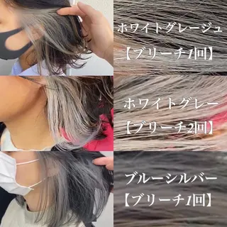 ショート カラー ヘアアレンジ Rene'所属・当日予約⭕️ JUNYAのヘアスタイル