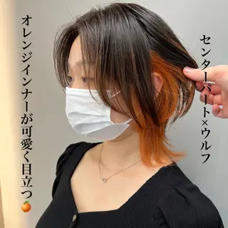 ショート 🐺立川のウルフ屋 さん🐺おかみ🐺のヘアスタイル