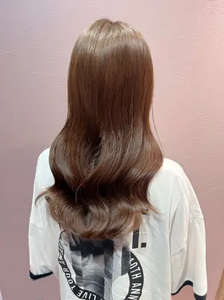 ロング カラー belta.🧸👒 福島未央のヘアスタイル