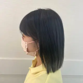 ショート カラー 韓国/透明感カラー さなのヘアスタイル