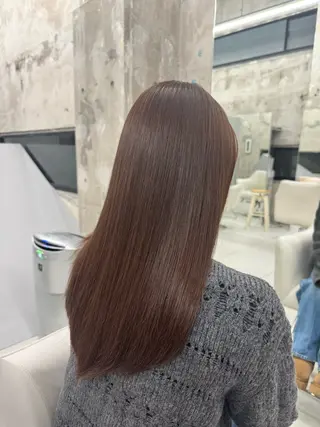 ロング 関川 奈摘のヘアスタイル