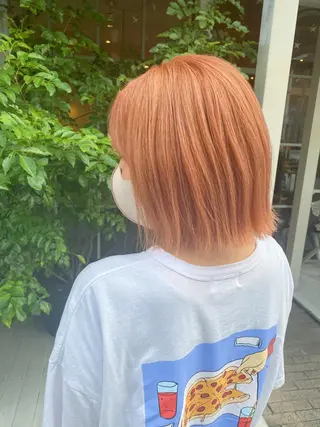 ミディアム カラー 入江 允のヘアスタイル