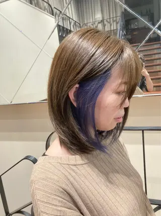 ミディアム カラー Rondo岐阜公式/ 岐阜No.1髪質改善のヘアスタイル