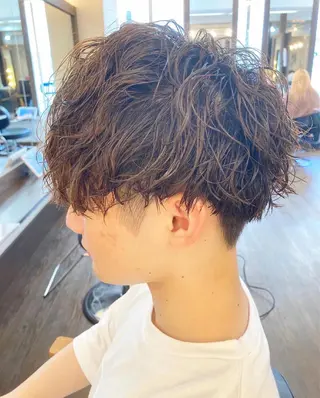 パーマ メンズ メンズサロン アソビ元町のヘアスタイル
