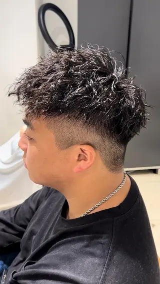 パーマ メンズ メンズパーマは私一択 佐藤有紀のヘアスタイル