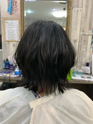 ショート ハイトーンArphy 安蒜佑太のヘアスタイル