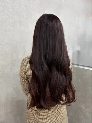 ロング カラー 倉澤 愛理のヘアスタイル