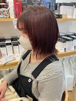 ミディアム カラー パーマ ヘアアレンジ キッズ ネイル マツエク・マツパ アイブロウ belta.🌱 安藝夏花🌻のヘアスタイル